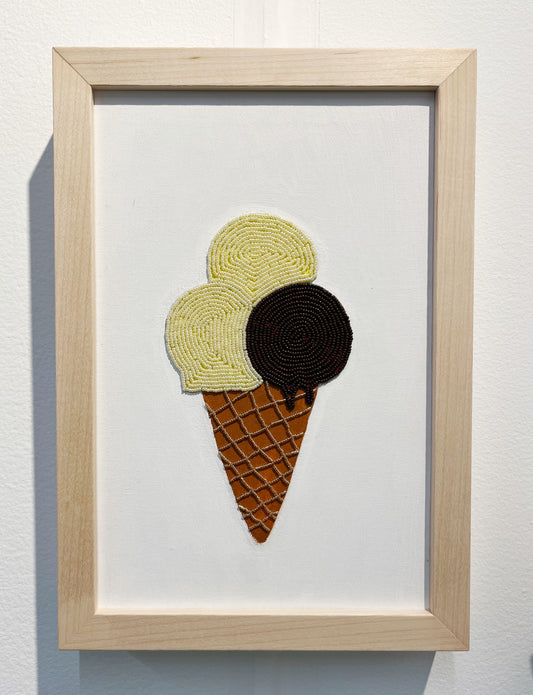 Vanilla and Chocolate ice cream