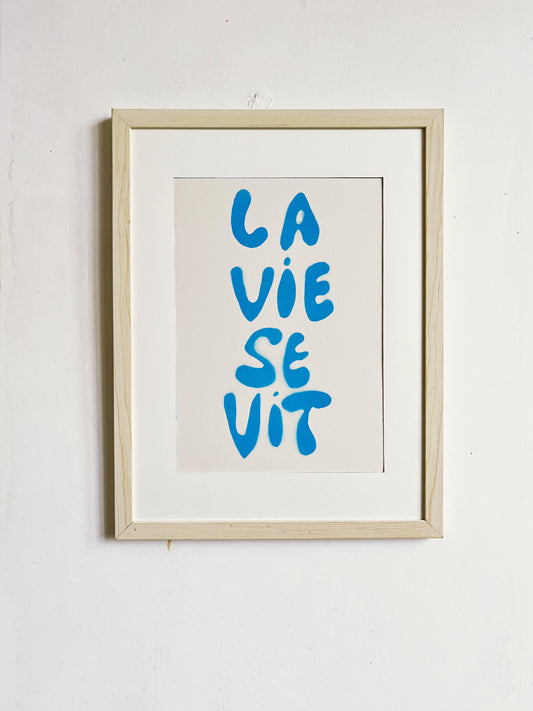 La vie se vit