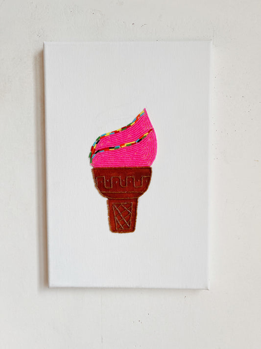 Strawberry soft serve sprinkles II