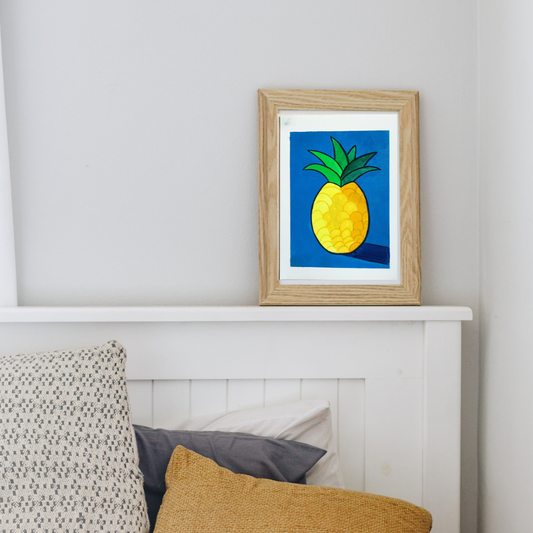 Happy Pineapple Print