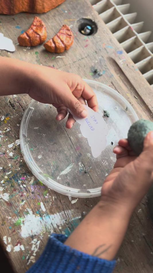 Lifesized croissants